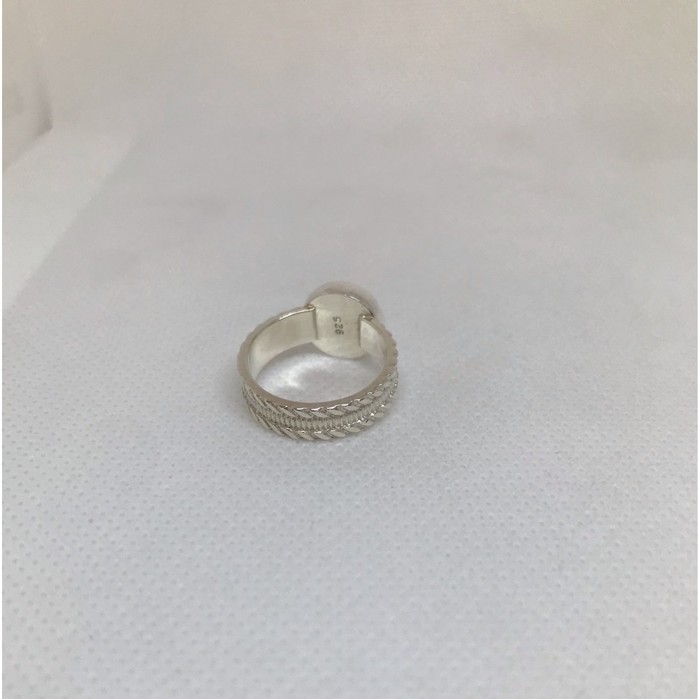 4Ct Rose Quartz Ring Handmade - Picture 4 of 4